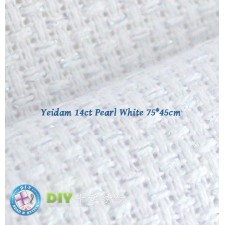 Yeidam 14 ct Aida - Pearl White 75*45cm